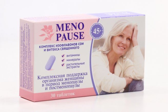 фото упаковки Menopause Комплекс изофлавонов сои и витекса спящего